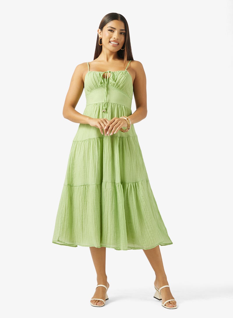 ايلا فستان صيفي بحمالات - Image 1